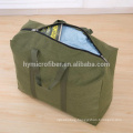 Strong load bearing large thick canvas zipper tote bag